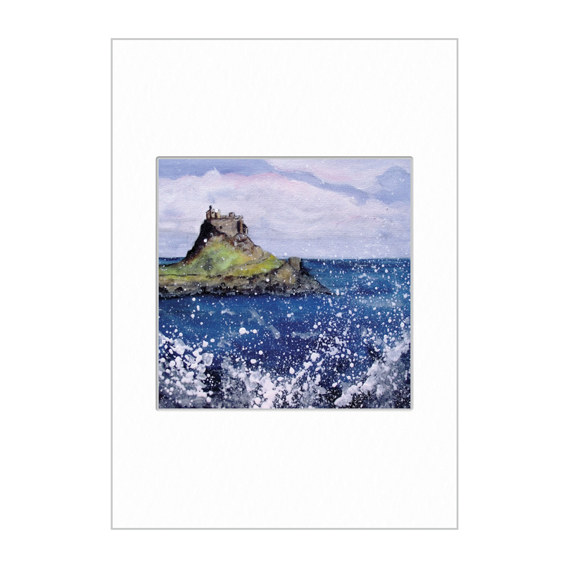 Holy Island Mini Print A4